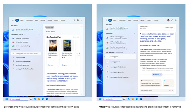 Windows 11搜索彻底变了！微软终于砍掉广告和网页结果：专注本地内容
