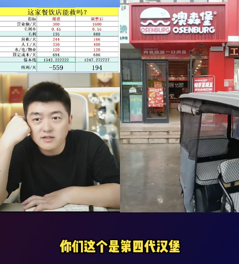 神奇的“第四代汉堡”(右屏)