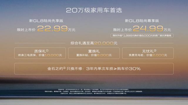 270项升级，舒适性拉满！别克新GL8陆尚售价22.99万～24.99万元