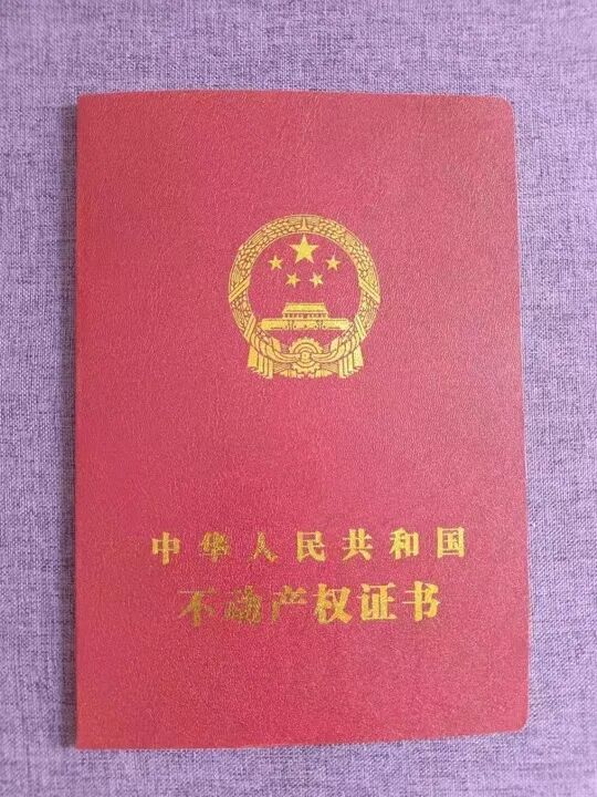 王薇娜给巫清办下来的不动产证。 受访者供图