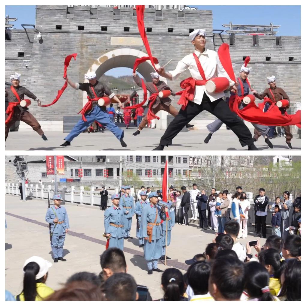 清明假期，众多游客走进陕西延安的红色旅游景点，开启“红色文化+踏青休闲”的假日体验。