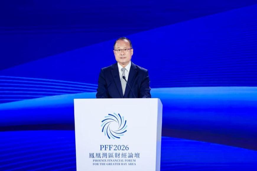 全国政协常委、香港中华总商会会长、粤港澳大湾区企业家联盟主席蔡冠深发表主题演讲