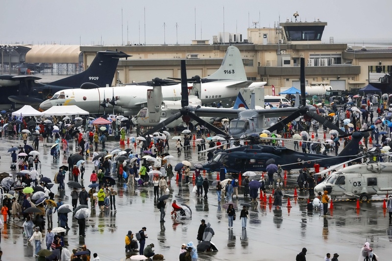 2026年5月3日，日本山口县，驻日美军岩国海军陆战队航空站向公众开放。（共同社） IC Photo