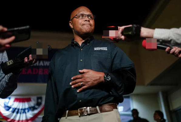 ▲民主党候选人肖恩•哈里斯