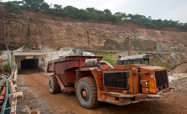 赞比亚的一处铜矿 路透社