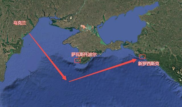 【后撤的黑海舰队还是没躲过打击】