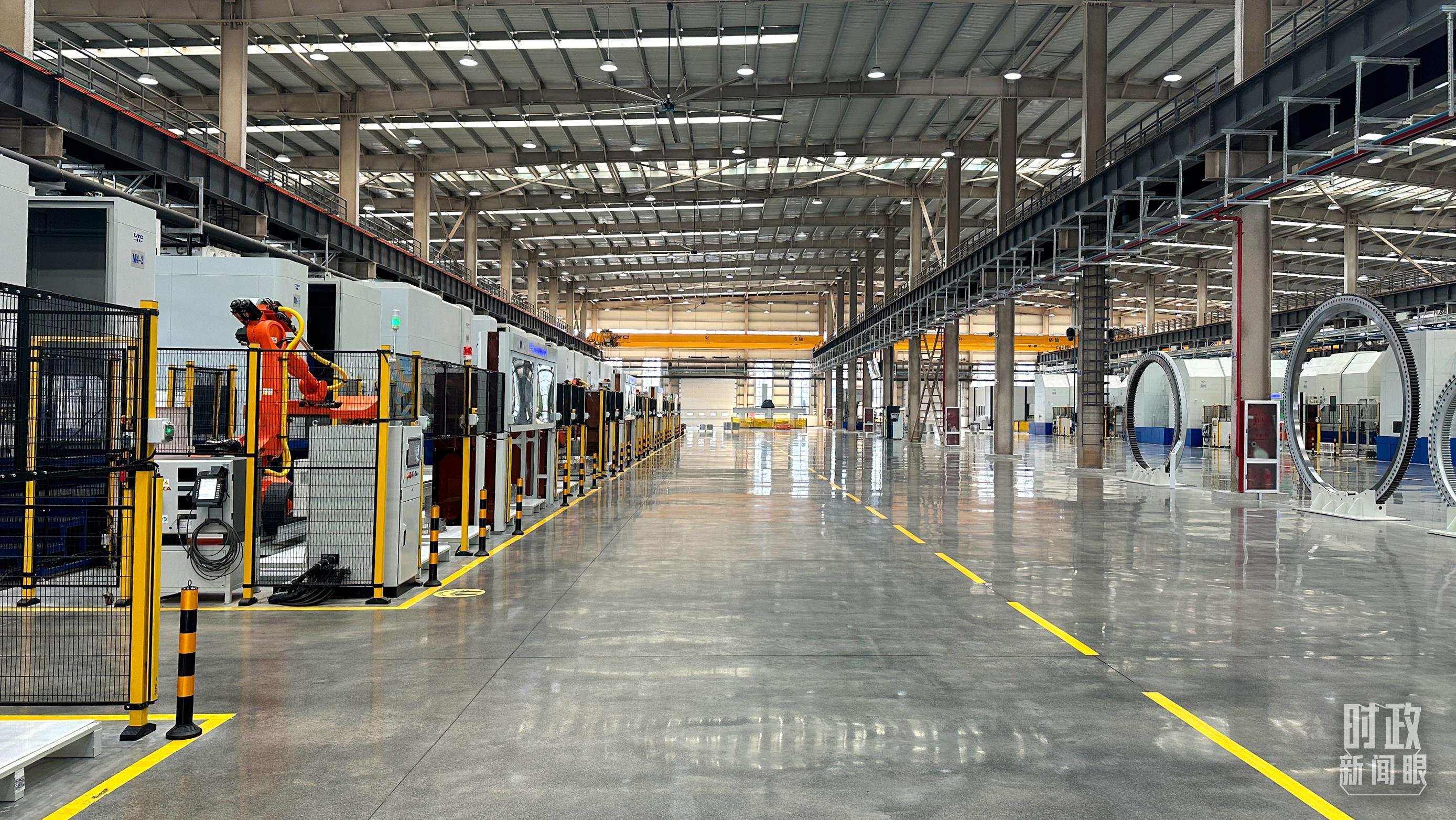 △洛轴智能工厂。（总台央视记者赵化拍摄）
