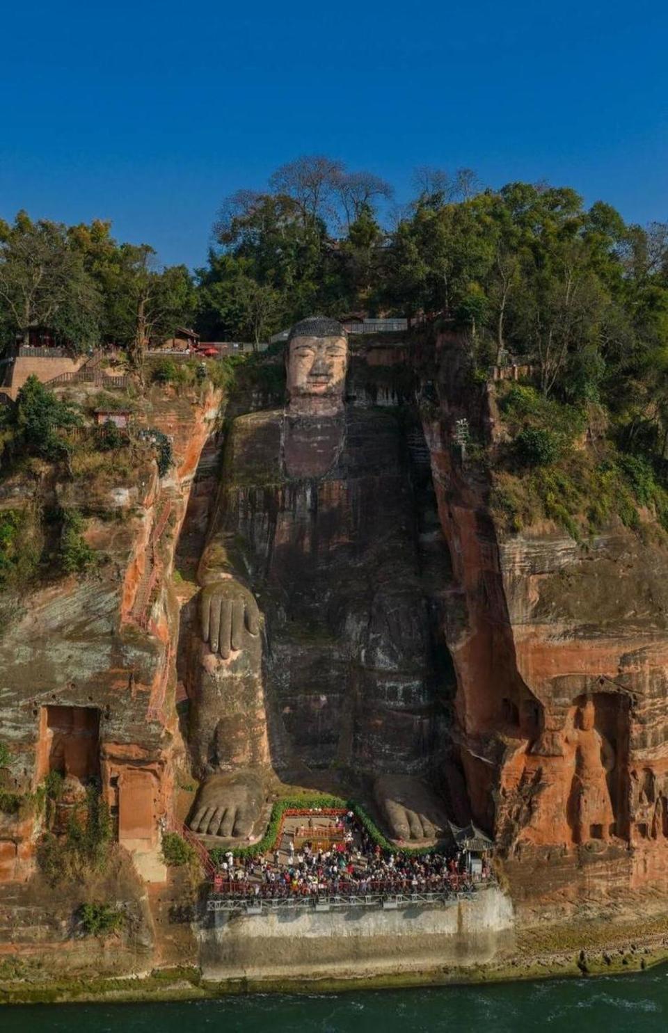 乐山大佛。图据乐山大佛景区管委会