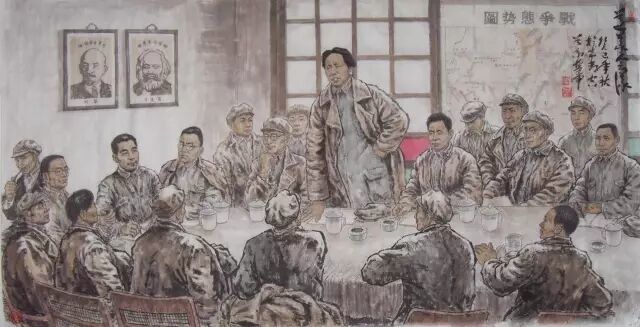 遵义会议画作