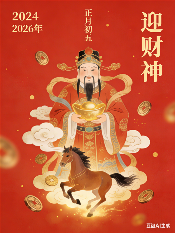 大年初五迎财神!今日起:支付宝碰一下支付得红包/黄金