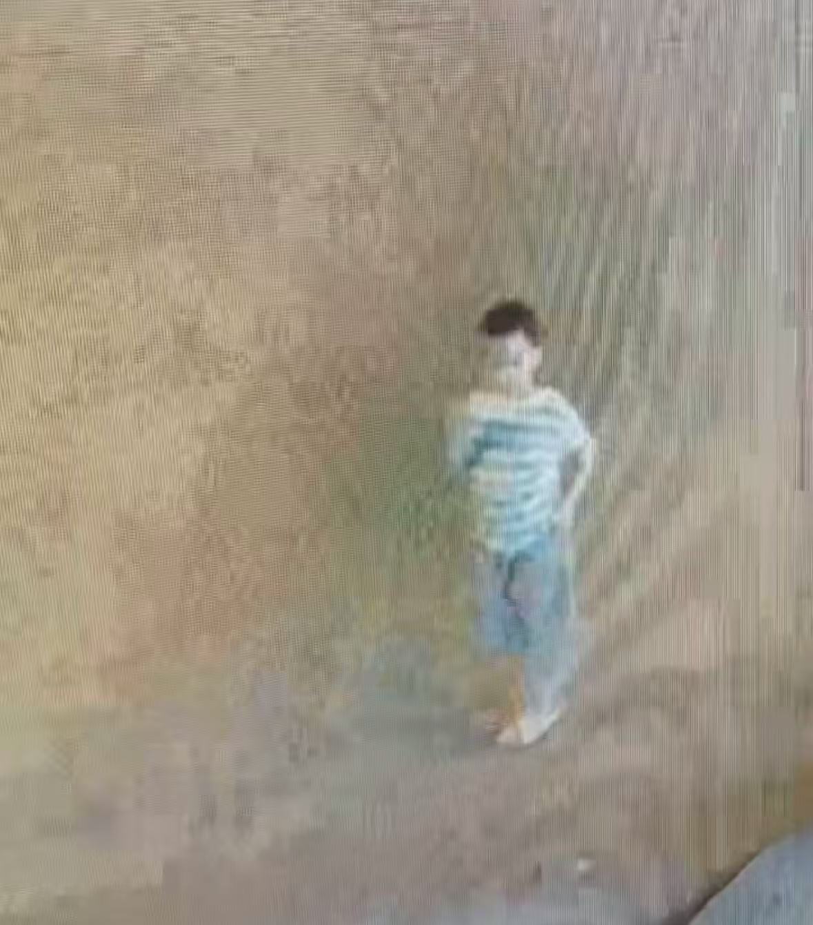 △ 男孩走失时,受访者供图