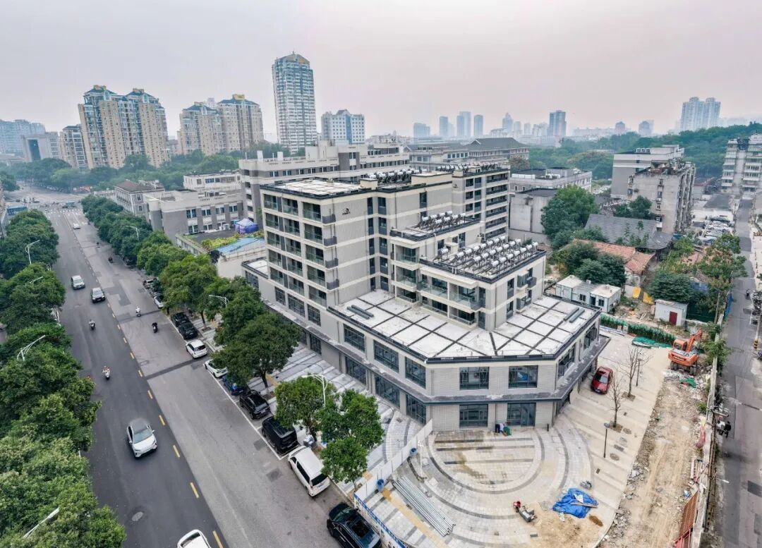 石榴新村B地块施工基本结束。南京日报/紫金山新闻记者 沐剑平 摄