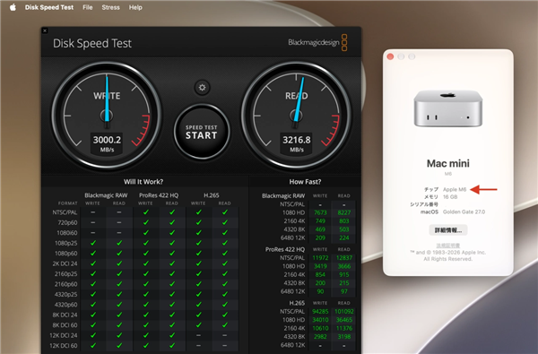 买M6 Mac mini千万注意!256GB版SSD速度直接砍半:写入仅512GB版本一半
