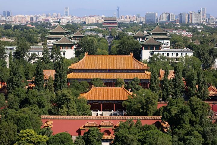 这是2026年9月21日拍摄的北京中轴线景观。新华社记者 张晨霖 摄