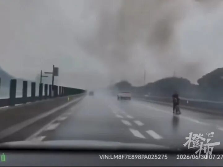 上海高速特斯拉撞护栏起火,理想车主冲上前救出女司机
