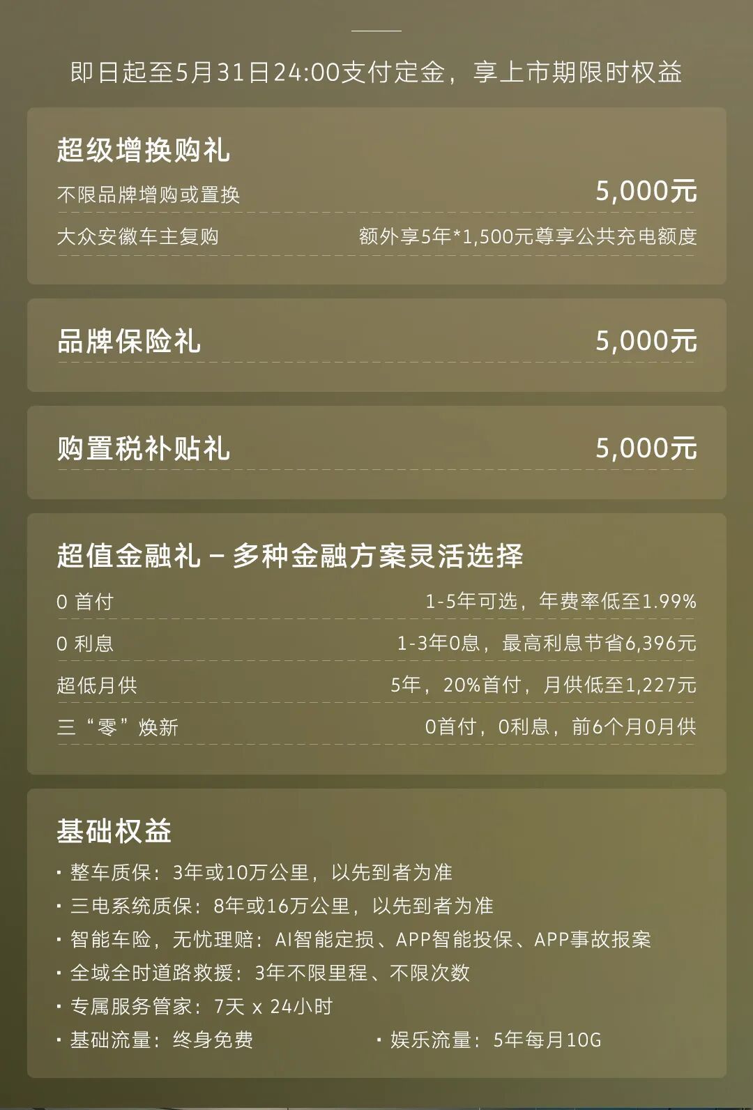 大众安徽新款与众06上市:限时权益价13.49-14.49万元,528km续航