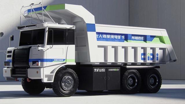 希迪智驾无人驾驶纯电矿卡产品外观展示