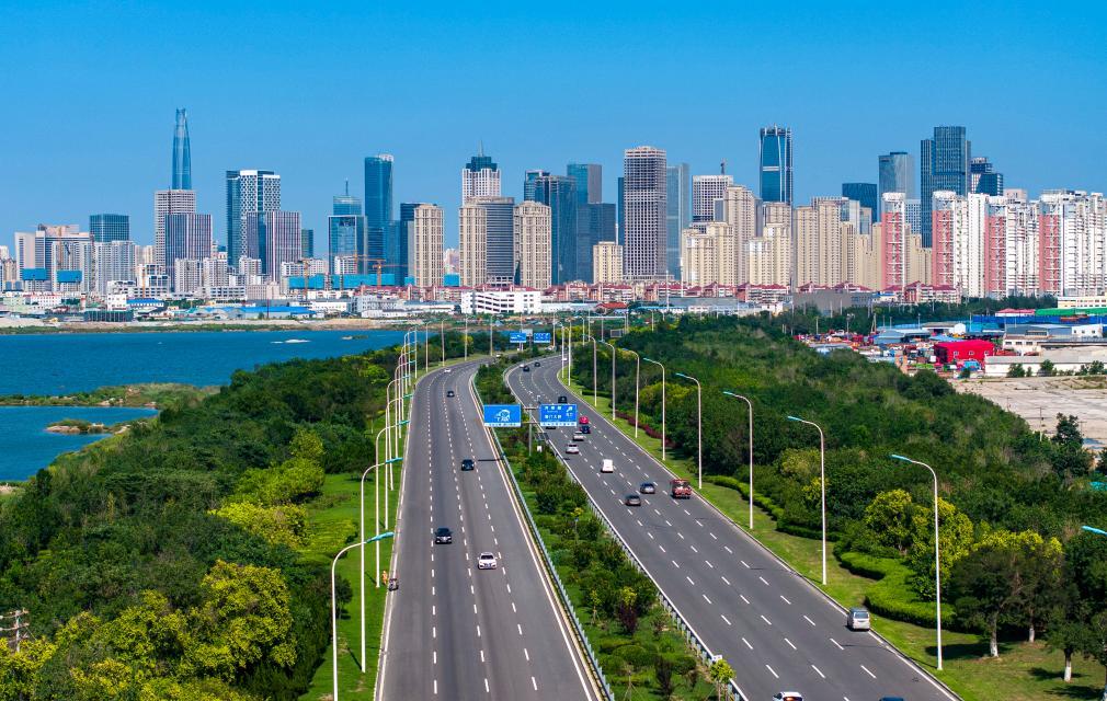 天津市滨海新区一景。新华社记者 赵子硕 摄