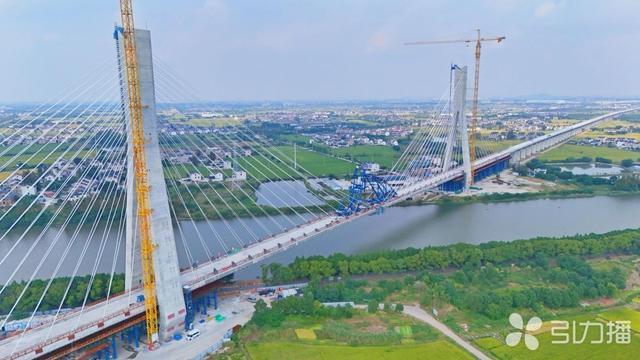合龙施工现场。常熟市交通运输局供图
