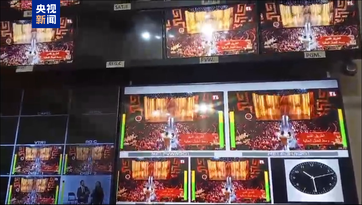 △黎巴嫩国家电视台播出总台春晚阿拉伯语精编版