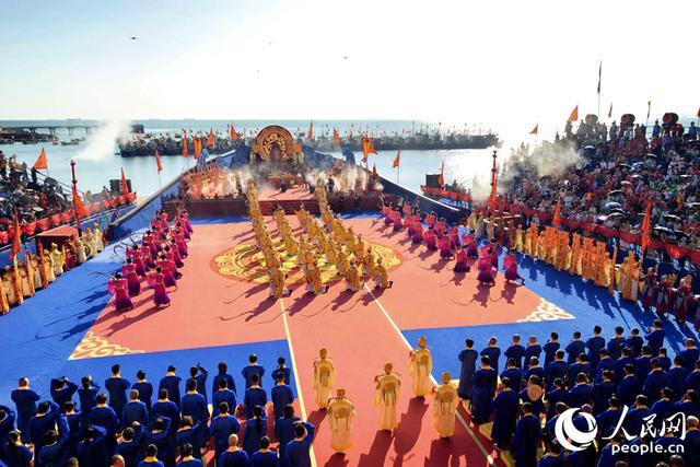 海祭妈祖祈福大典。人民网记者 林盈摄