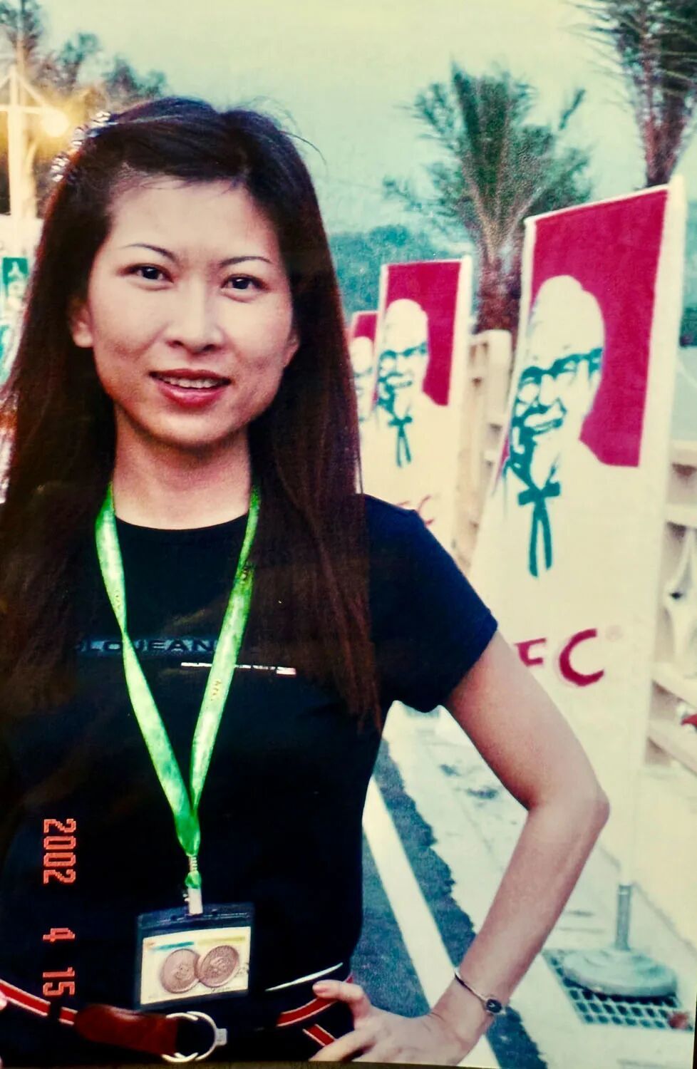 Olga姐姐在肯德基任职时