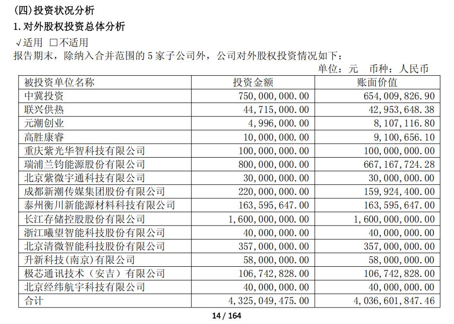 养元饮品对外股权投资情况（图源：养元饮品2026年上半年财报）