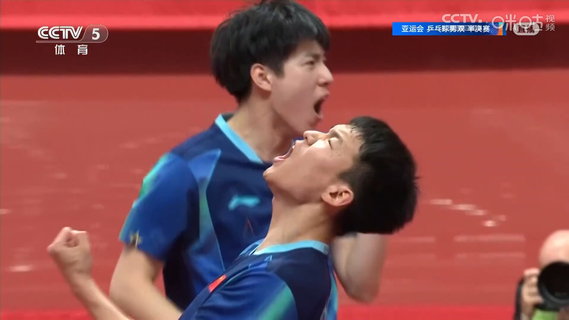 国乒男双无缘会师决赛 9月27日亚运男双半决赛,中国组合温瑞博/向鹏