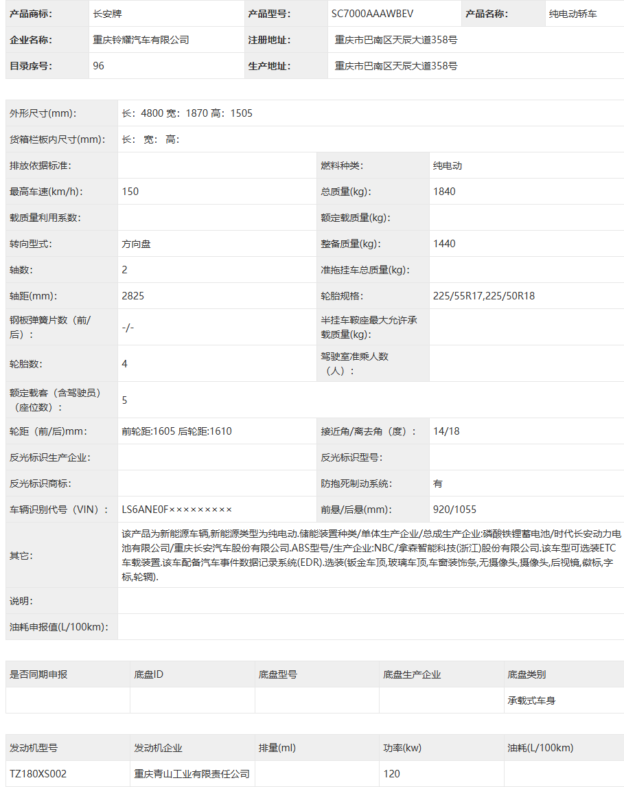 ▲ 120kW 低整备质量版本