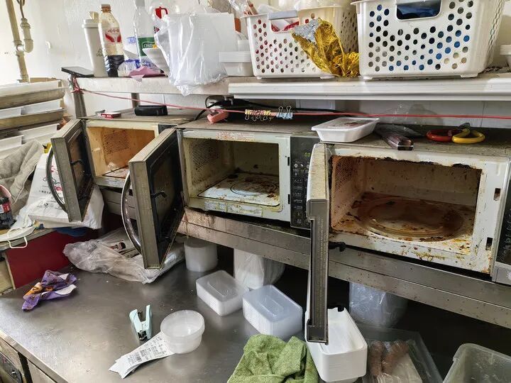 图为某外卖门店后厨的场景。新华每日电讯记者牛少杰 摄