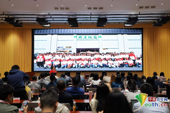 李佳参与团中央培训展示宣讲。受访者供图