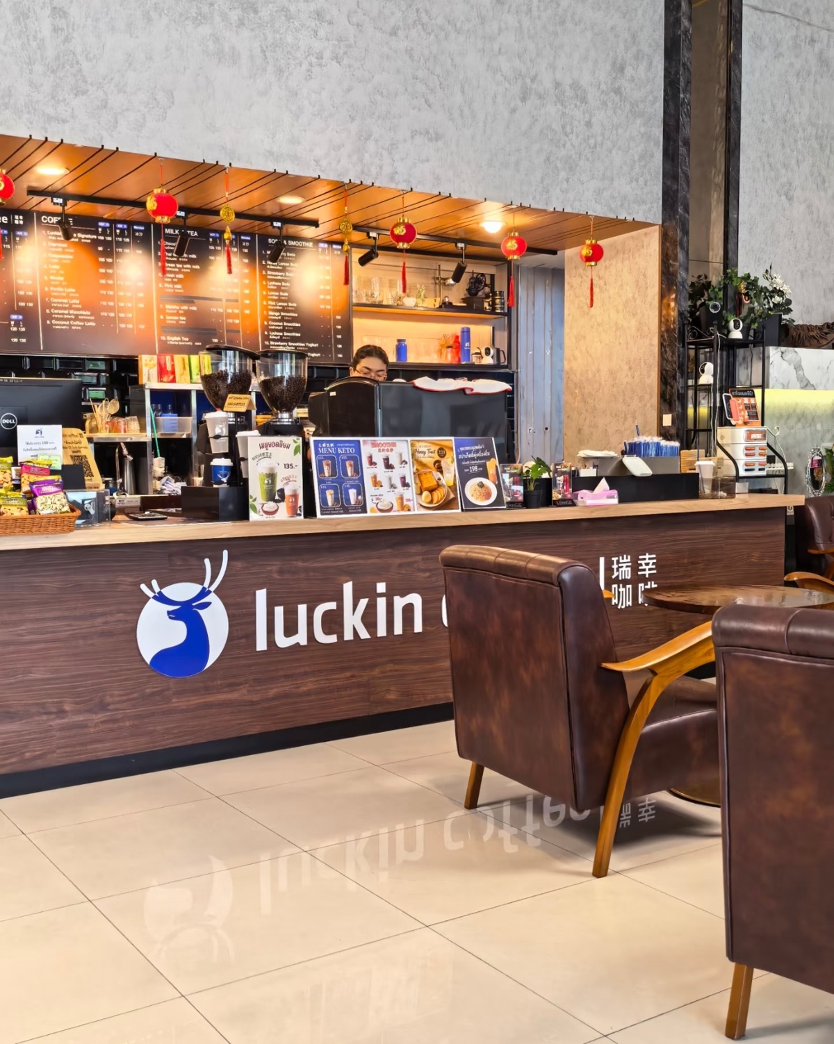 “泰国瑞幸”门店(受访者供图)