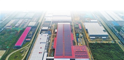 大众安徽整车制造基地航拍图。