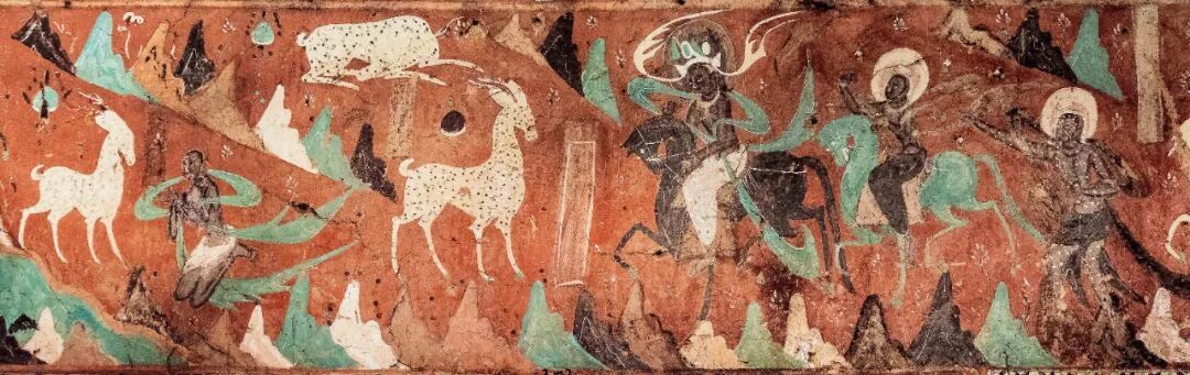 敦煌壁画《鹿王本生图》 图/视觉中国