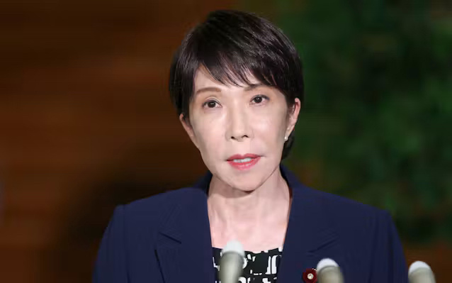 日本首相高市早苗 资料图片