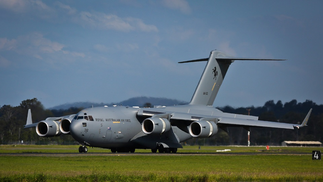 C-17A“霸王”III运输机 资料图 图源:澳大利亚空军官网