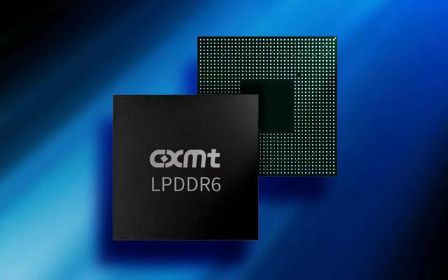 长鑫科技自主研发的LPDDR6存储芯片实物