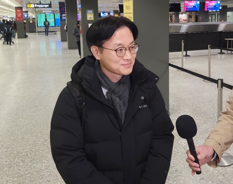 1月28日,美国华盛顿,韩国产业通商资源部长官金正官抵达华盛顿杜勒斯国际机场 IC photo