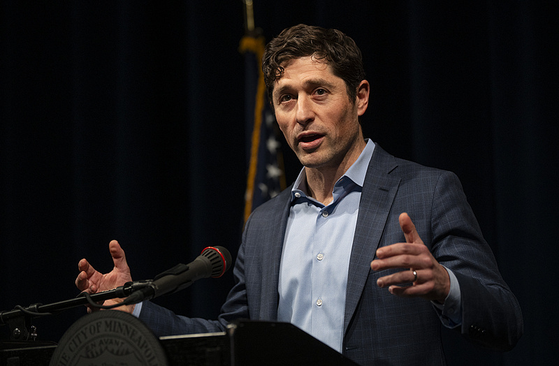 △明尼阿波利斯市市长雅各布·弗雷(资料图)