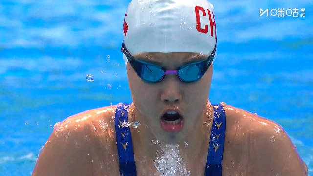 于子迪200混预赛第一晋级决赛，余依婷第二