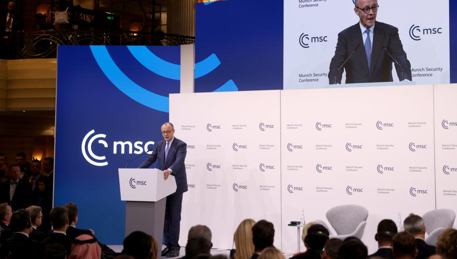 2026年2月13日,在德国慕尼黑,第62届慕尼黑安全会议开幕,欧洲领导人在慕安会上呼吁加强战略自主(图源:新华社)