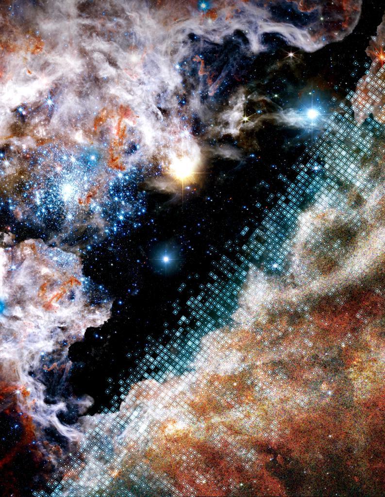 图为天文AI模型星衍概念图。（受访者供图）