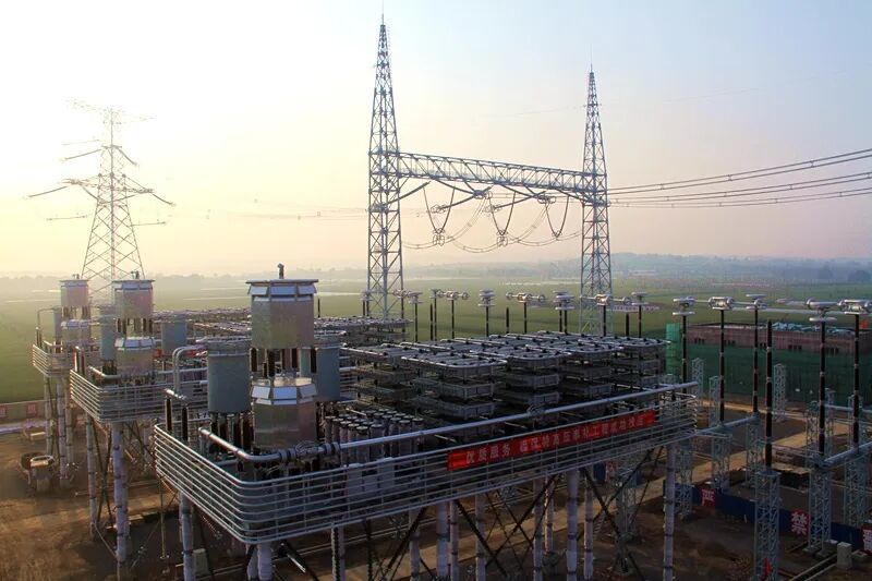 ▲1000千伏长治特高压变电站扩建工程。