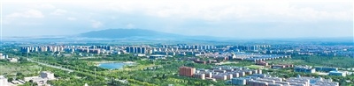 宁夏回族自治区吴忠市红寺堡区一景。红寺堡区委宣传部供图