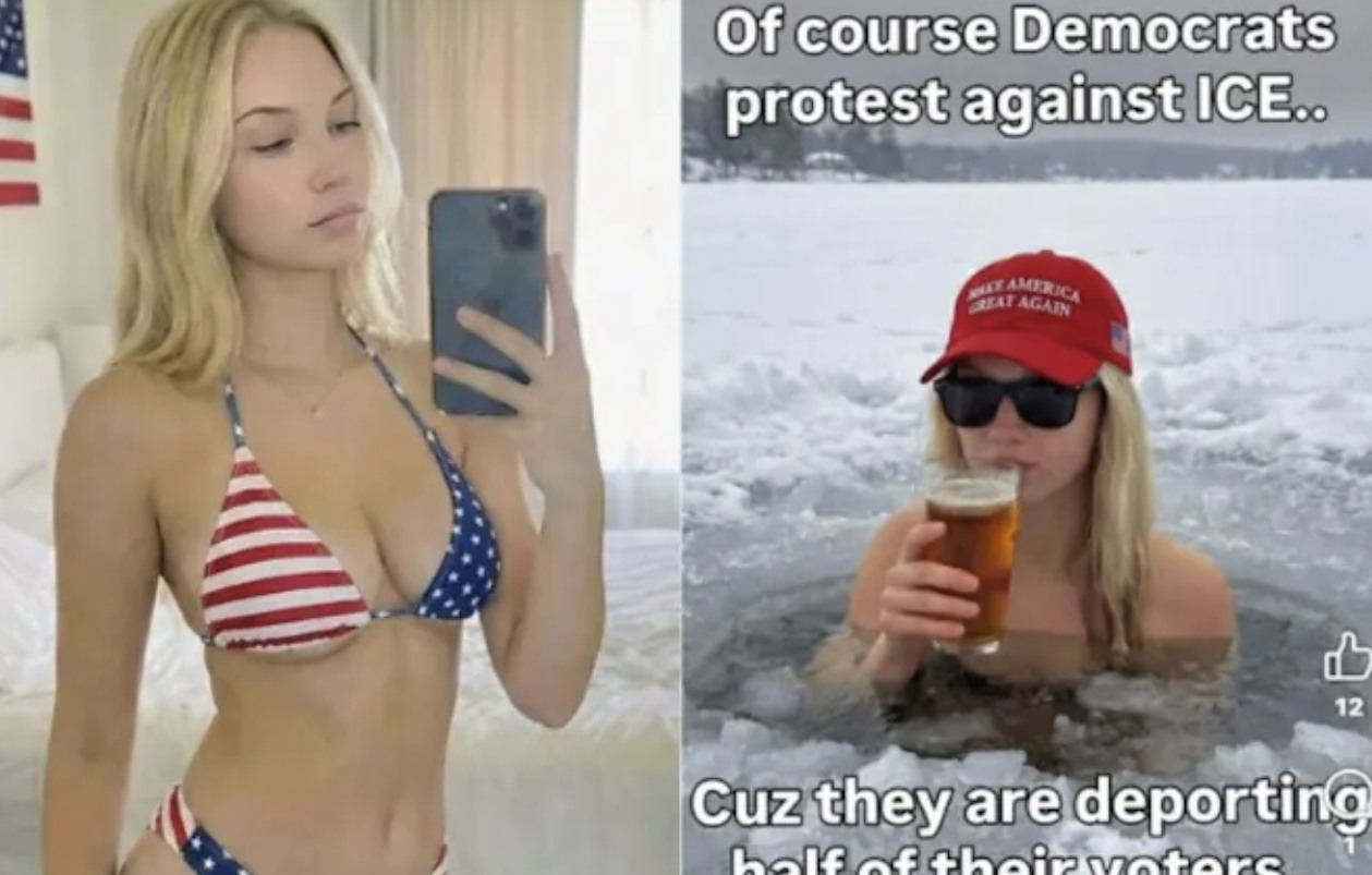 AI制作的虚假网红“艾米丽·哈特”