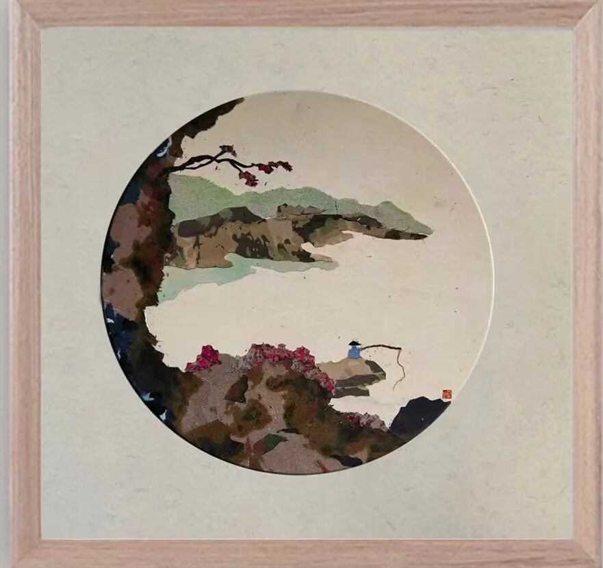 蓝华   布贴画  庙嘴.jpg