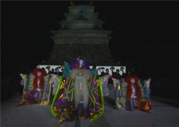 上座率惨淡!日本名古屋亚运开幕式 表演群魔乱舞具象化:满满阴间风格