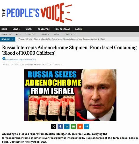 The People’s Voice报道截图