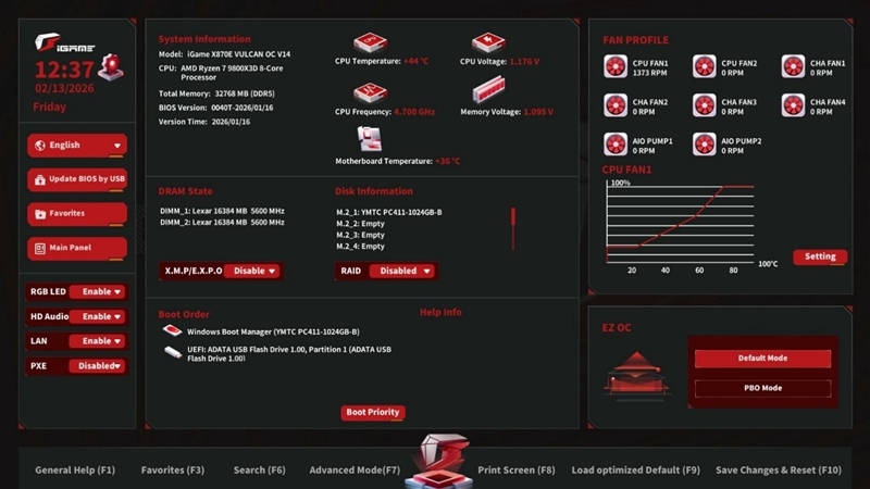 AMD X3D最强优化!七彩虹iGame X870E Vulcan OC V14火神主板评测:专属优化 温度更低性能更强