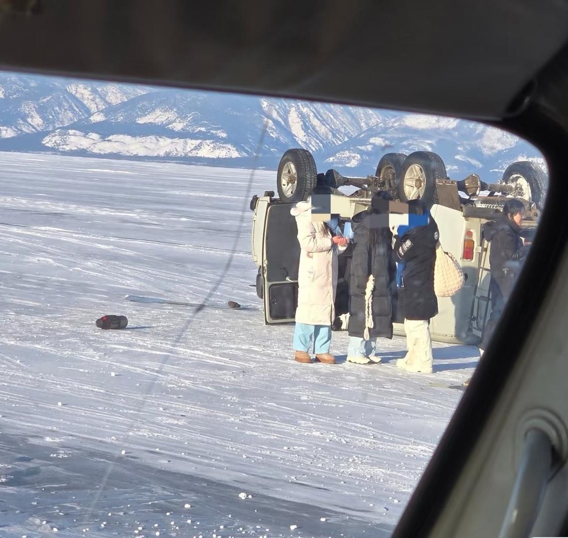 ▲受访者拍下的事故现场